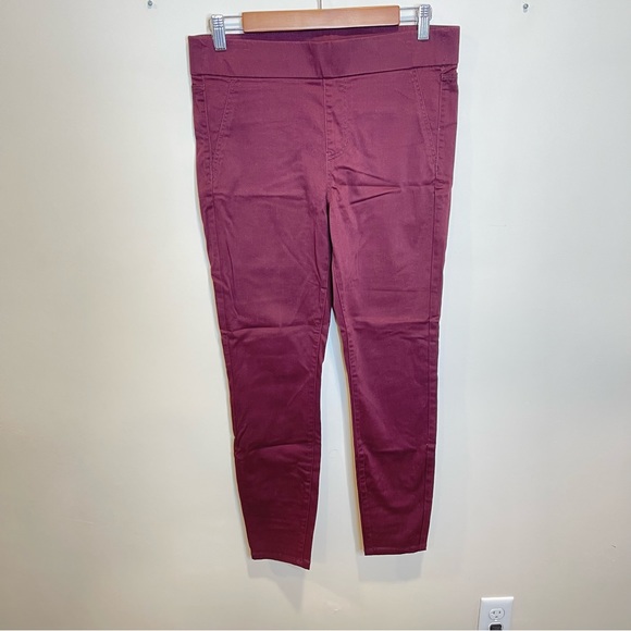 Liverpool Pants - Liverpool Burgundy Red Skinny Legged Pants
